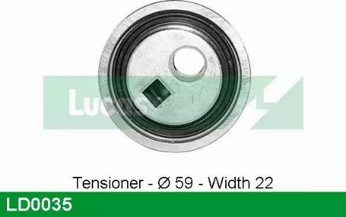 Lucas Engine Drive LD0035 - Rullo tenditore, Cinghia dentata autozon.pro