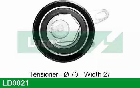 Lucas Engine Drive LD0021 - Rullo tenditore, Cinghia dentata autozon.pro