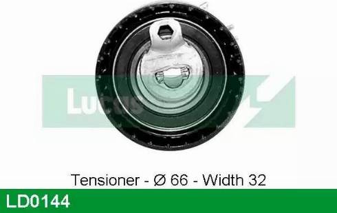 Lucas Engine Drive LD0144 - Rullo tenditore, Cinghia dentata autozon.pro