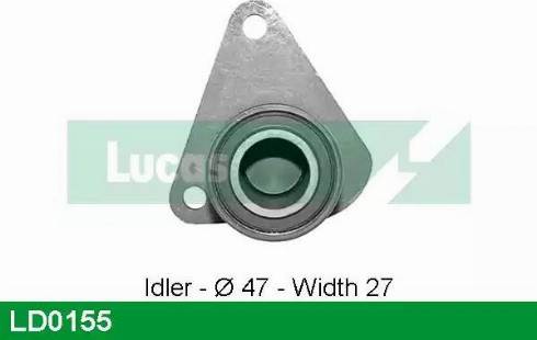 Lucas Engine Drive LD0155 - Rullo tenditore, Cinghia dentata autozon.pro