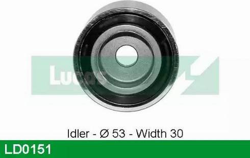 Lucas Engine Drive LD0151 - Rullo tenditore, Cinghia dentata autozon.pro