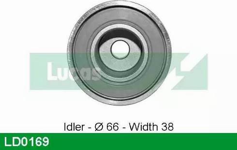 Lucas Engine Drive LD0169 - Rullo tenditore, Cinghia dentata autozon.pro