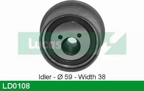 Lucas Engine Drive LD0108 - Rullo tenditore, Cinghia dentata autozon.pro