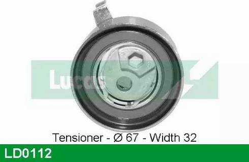 Lucas Engine Drive LD0112 - Rullo tenditore, Cinghia dentata autozon.pro