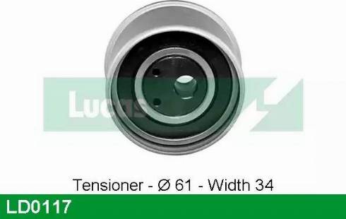 Lucas Engine Drive LD0117 - Rullo tenditore, Cinghia dentata autozon.pro