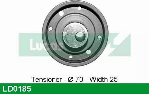 Lucas Engine Drive LD0185 - Rullo tenditore, Cinghia dentata autozon.pro