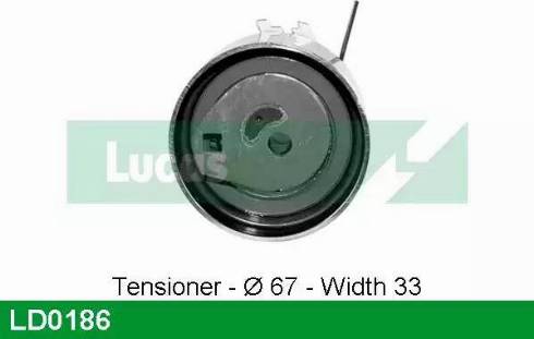 Lucas Engine Drive LD0186 - Rullo tenditore, Cinghia dentata autozon.pro