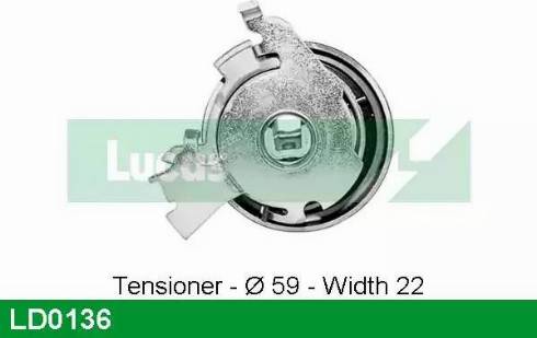 Lucas Engine Drive LD0136 - Rullo tenditore, Cinghia dentata autozon.pro