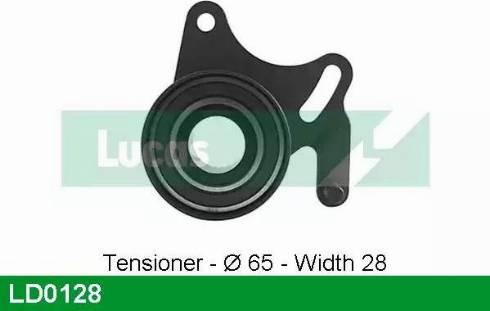 Lucas Engine Drive LD0128 - Rullo tenditore, Cinghia dentata autozon.pro