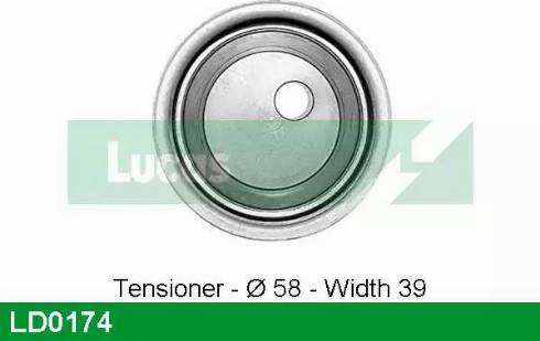 Lucas Engine Drive LD0174 - Rullo tenditore, Cinghia dentata autozon.pro