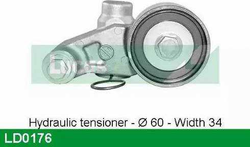 Lucas Engine Drive LD0176 - Rullo tenditore, Cinghia dentata autozon.pro