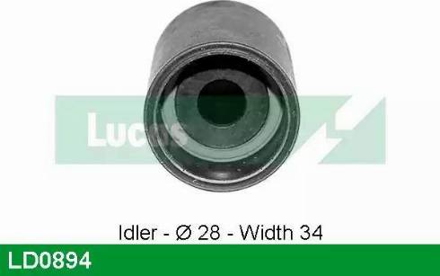 Lucas Engine Drive LD0894 - Rullo tenditore, Cinghia dentata autozon.pro