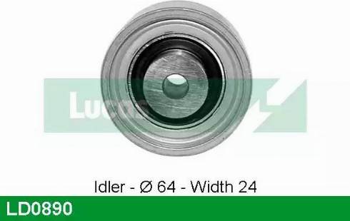 Lucas Engine Drive LD0890 - Rullo tenditore, Cinghia dentata autozon.pro