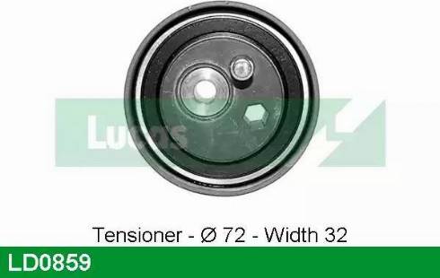 Lucas Engine Drive LD0859 - Rullo tenditore, Cinghia dentata autozon.pro