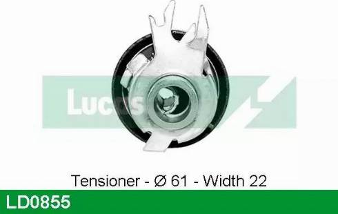 Lucas Engine Drive LD0855 - Rullo tenditore, Cinghia dentata autozon.pro