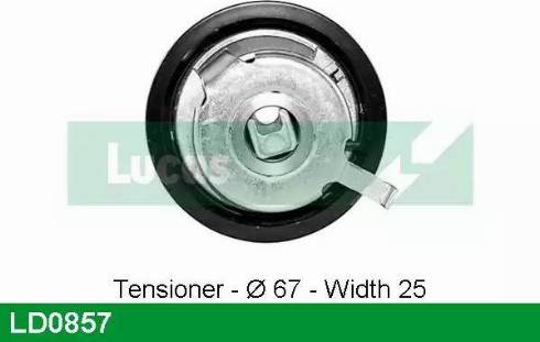 Lucas Engine Drive LD0857 - Rullo tenditore, Cinghia dentata autozon.pro