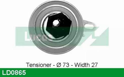 Lucas Engine Drive LD0865 - Rullo tenditore, Cinghia dentata autozon.pro