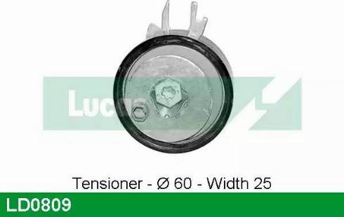 Lucas Engine Drive LD0809 - Rullo tenditore, Cinghia dentata autozon.pro