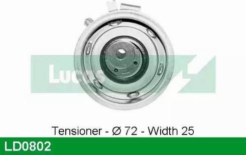 Lucas Engine Drive LD0802 - Rullo tenditore, Cinghia dentata autozon.pro