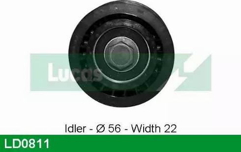 Lucas Engine Drive LD0811 - Rullo tenditore, Cinghia dentata autozon.pro