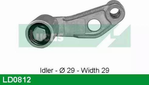 Lucas Engine Drive LD0812 - Rullo tenditore, Cinghia dentata autozon.pro