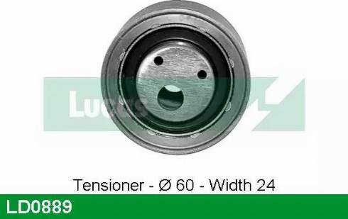 Lucas Engine Drive LD0889 - Rullo tenditore, Cinghia dentata autozon.pro