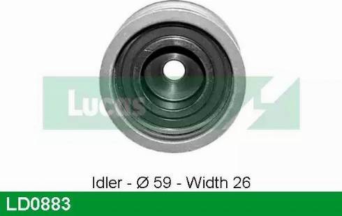 Lucas Engine Drive LD0883 - Rullo tenditore, Cinghia dentata autozon.pro