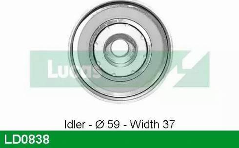 Lucas Engine Drive LD0838 - Rullo tenditore, Cinghia dentata autozon.pro