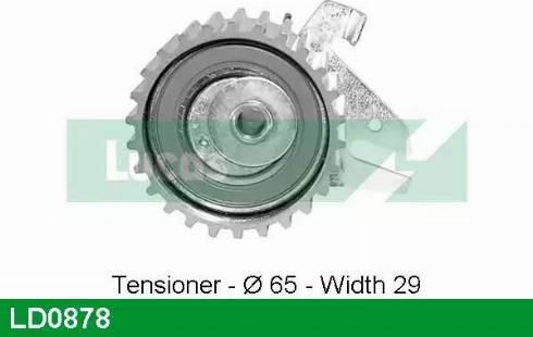 Lucas Engine Drive LD0878 - Rullo tenditore, Cinghia dentata autozon.pro