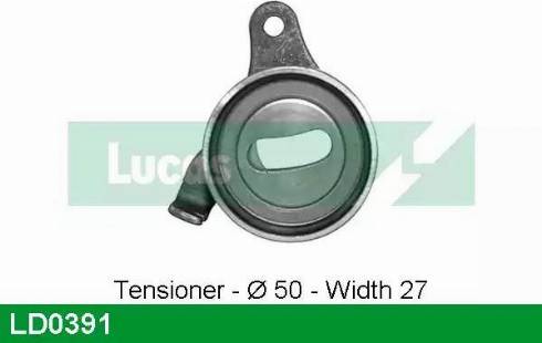 Lucas Engine Drive LD0391 - Rullo tenditore, Cinghia dentata autozon.pro