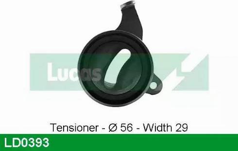 Lucas Engine Drive LD0393 - Rullo tenditore, Cinghia dentata autozon.pro