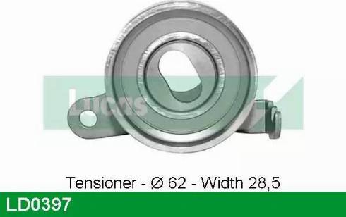 Lucas Engine Drive LD0397 - Rullo tenditore, Cinghia dentata autozon.pro