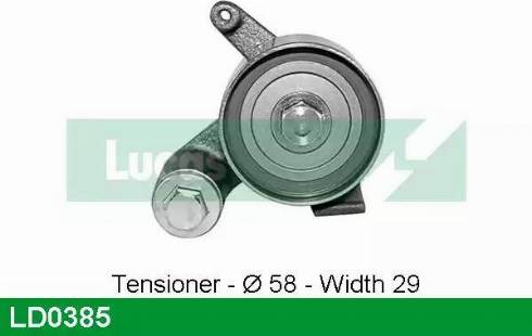 Lucas Engine Drive LD0385 - Rullo tenditore, Cinghia dentata autozon.pro