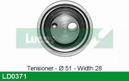 Lucas Engine Drive LD0371 - Rullo tenditore, Cinghia dentata autozon.pro