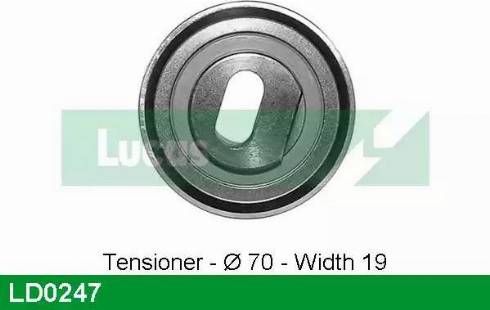 Lucas Engine Drive LD0247 - Rullo tenditore, Cinghia dentata autozon.pro