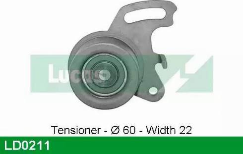 Lucas Engine Drive LD0211 - Rullo tenditore, Cinghia dentata autozon.pro