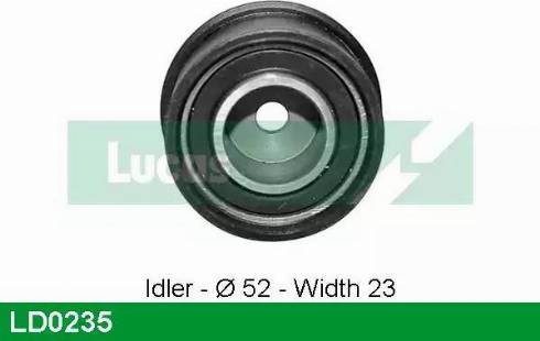 Lucas Engine Drive LD0235 - Rullo tenditore, Cinghia dentata autozon.pro