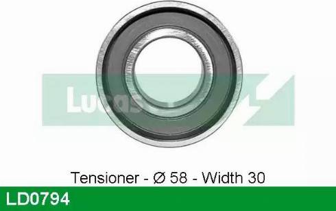 Lucas Engine Drive LD0794 - Rullo tenditore, Cinghia dentata autozon.pro