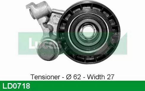 Lucas Engine Drive LD0718 - Rullo tenditore, Cinghia dentata autozon.pro