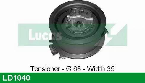 Lucas Engine Drive LD1040 - Tendicinghia, Cinghia dentata autozon.pro