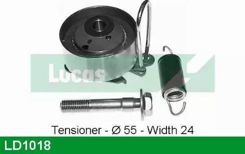 Lucas Engine Drive LD1018 - Rullo tenditore, Cinghia dentata autozon.pro