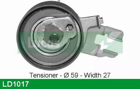 Lucas Engine Drive LD1017 - Rullo tenditore, Cinghia dentata autozon.pro