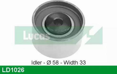 Lucas Engine Drive LD1026 - Rullo tenditore, Cinghia dentata autozon.pro