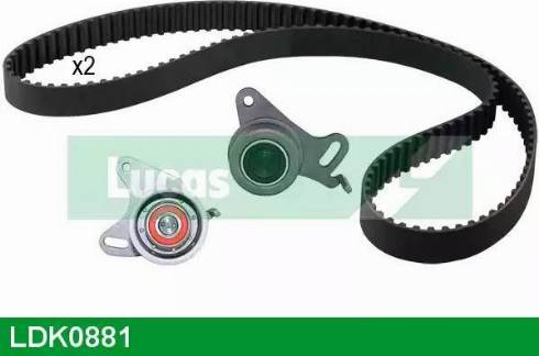 Lucas Engine Drive LDK0881 - Kit cinghie dentate autozon.pro