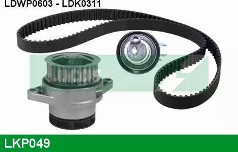 Lucas Engine Drive LKP049 - Pompa acqua + Kit cinghie dentate autozon.pro