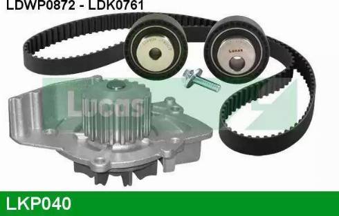 Lucas Engine Drive LKP040 - Pompa acqua + Kit cinghie dentate autozon.pro