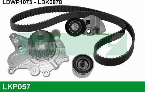 Lucas Engine Drive LKP057 - Pompa acqua + Kit cinghie dentate autozon.pro