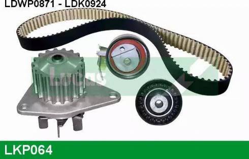 Lucas Engine Drive LKP064 - Pompa acqua + Kit cinghie dentate autozon.pro