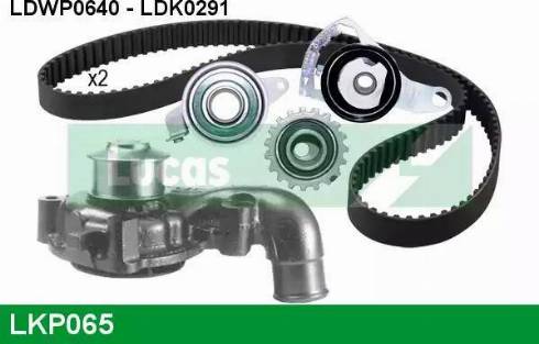 Lucas Engine Drive LKP065 - Pompa acqua + Kit cinghie dentate autozon.pro