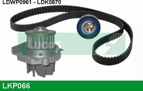 Lucas Engine Drive LKP066 - Pompa acqua + Kit cinghie dentate autozon.pro